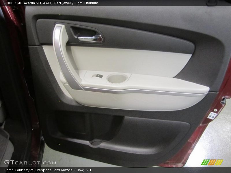 Red Jewel / Light Titanium 2008 GMC Acadia SLT AWD