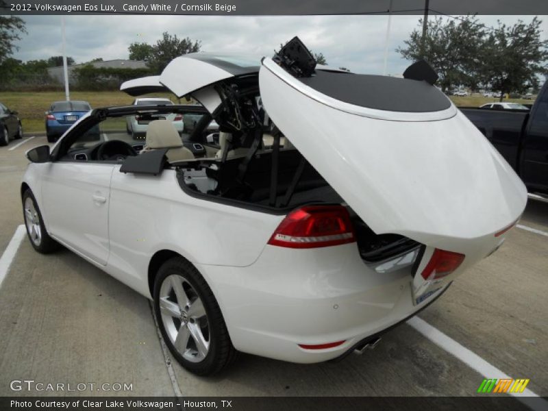 Candy White / Cornsilk Beige 2012 Volkswagen Eos Lux