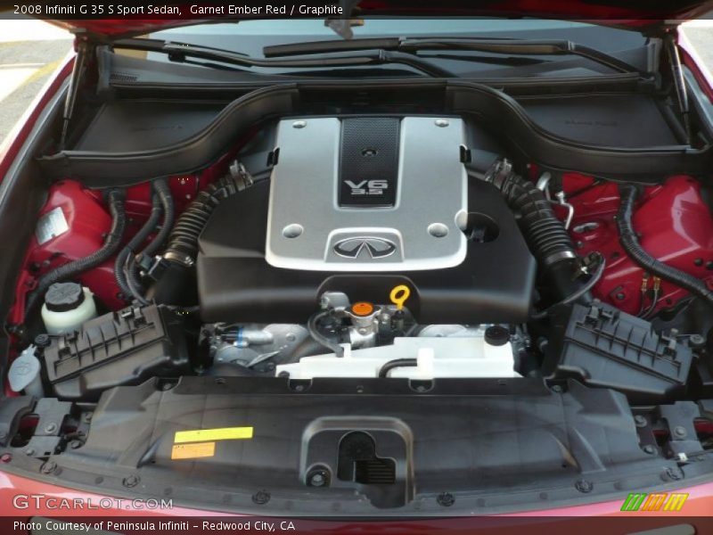 Garnet Ember Red / Graphite 2008 Infiniti G 35 S Sport Sedan