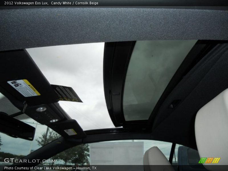 Candy White / Cornsilk Beige 2012 Volkswagen Eos Lux