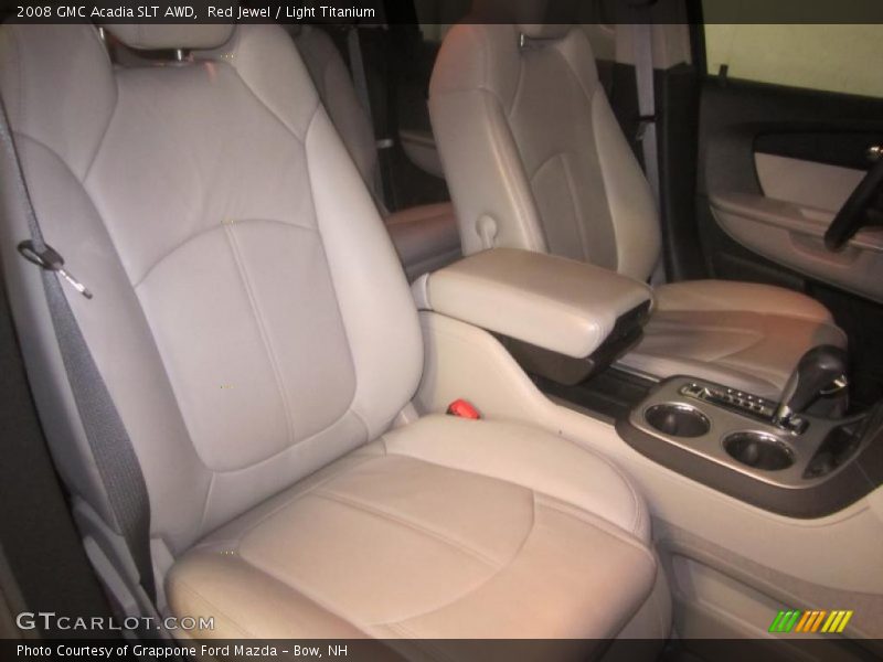 Red Jewel / Light Titanium 2008 GMC Acadia SLT AWD