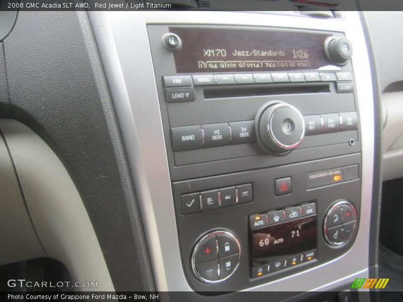 Red Jewel / Light Titanium 2008 GMC Acadia SLT AWD