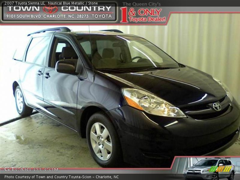 Nautical Blue Metallic / Stone 2007 Toyota Sienna LE