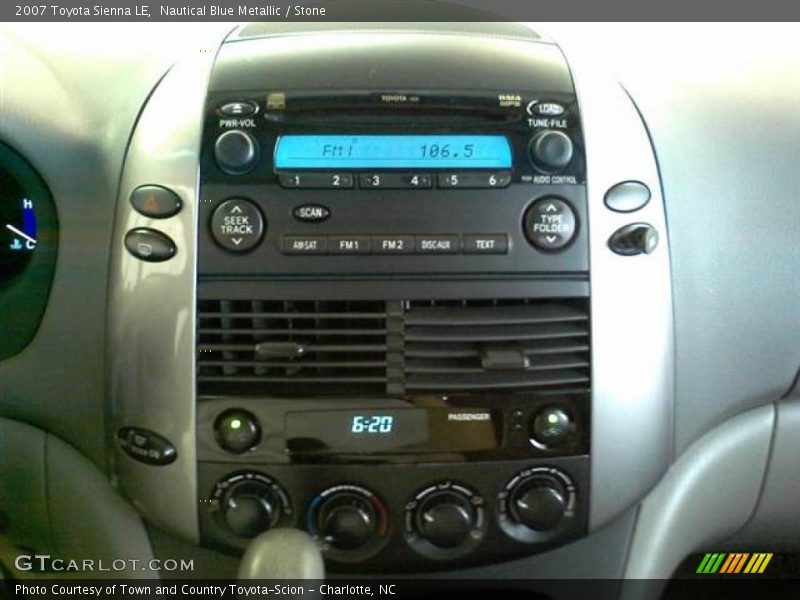 Nautical Blue Metallic / Stone 2007 Toyota Sienna LE