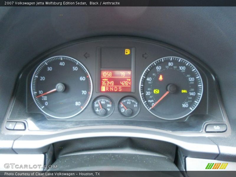Black / Anthracite 2007 Volkswagen Jetta Wolfsburg Edition Sedan