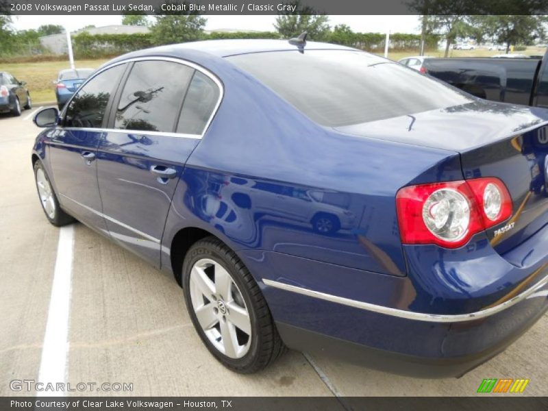 Cobalt Blue Metallic / Classic Gray 2008 Volkswagen Passat Lux Sedan