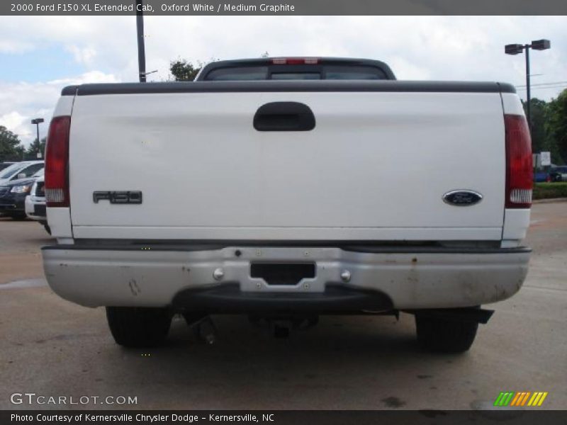 Oxford White / Medium Graphite 2000 Ford F150 XL Extended Cab