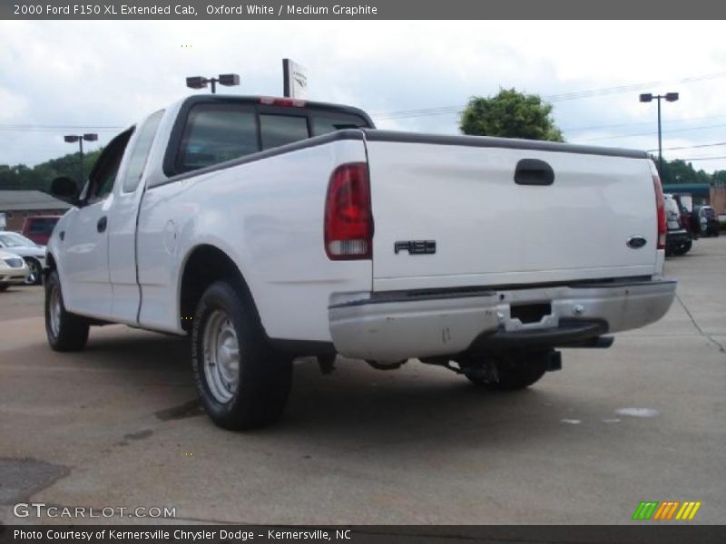 Oxford White / Medium Graphite 2000 Ford F150 XL Extended Cab