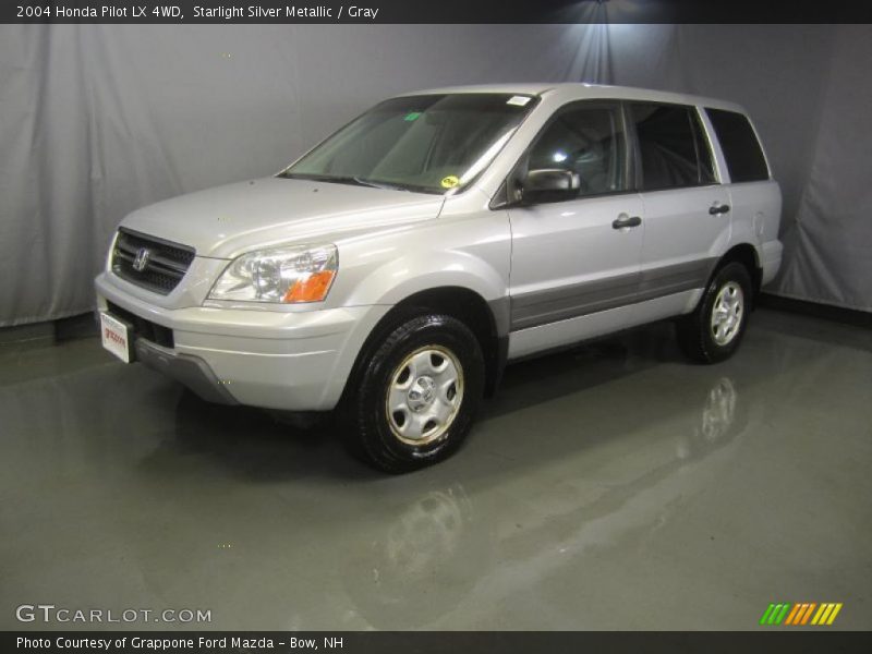 Starlight Silver Metallic / Gray 2004 Honda Pilot LX 4WD