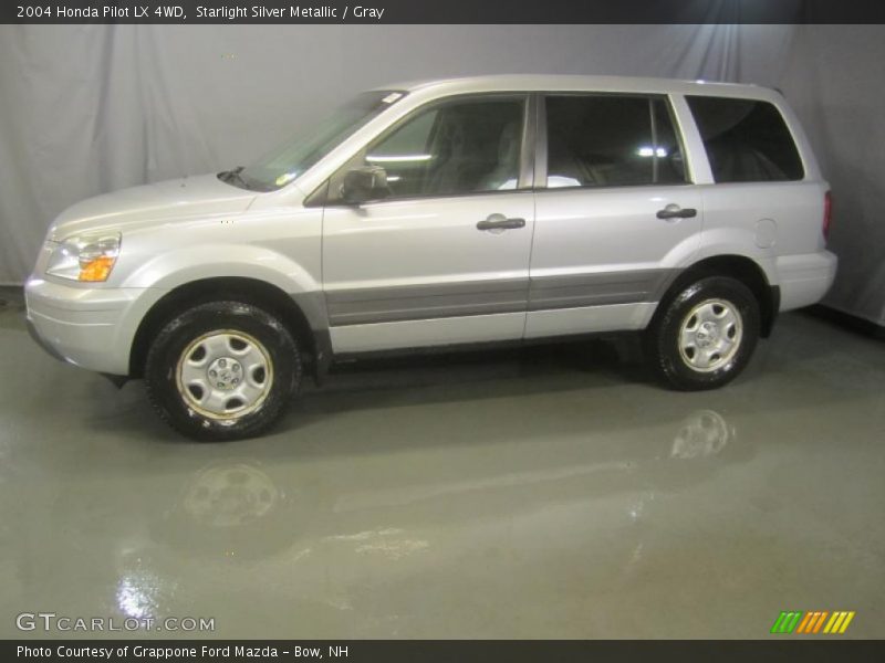 Starlight Silver Metallic / Gray 2004 Honda Pilot LX 4WD