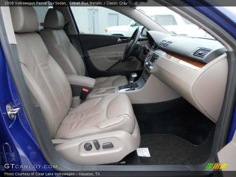 Cobalt Blue Metallic / Classic Gray 2008 Volkswagen Passat Lux Sedan