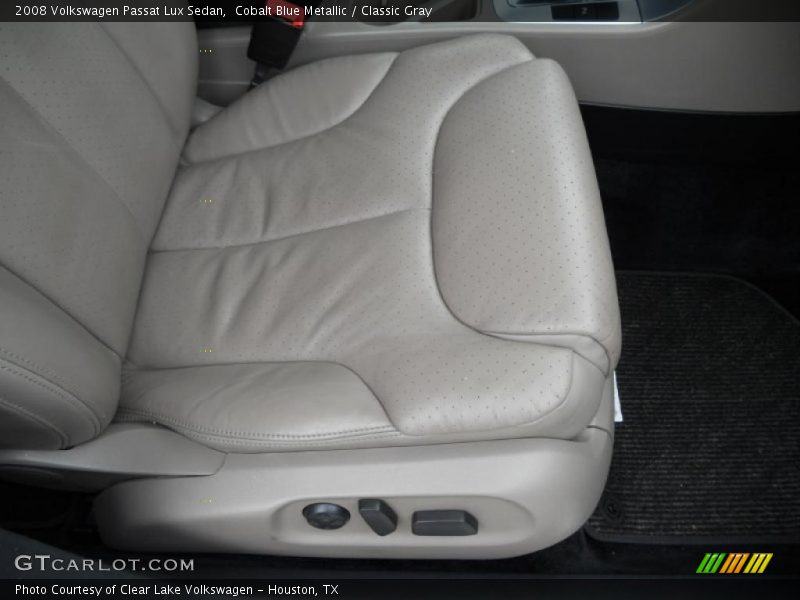 Cobalt Blue Metallic / Classic Gray 2008 Volkswagen Passat Lux Sedan