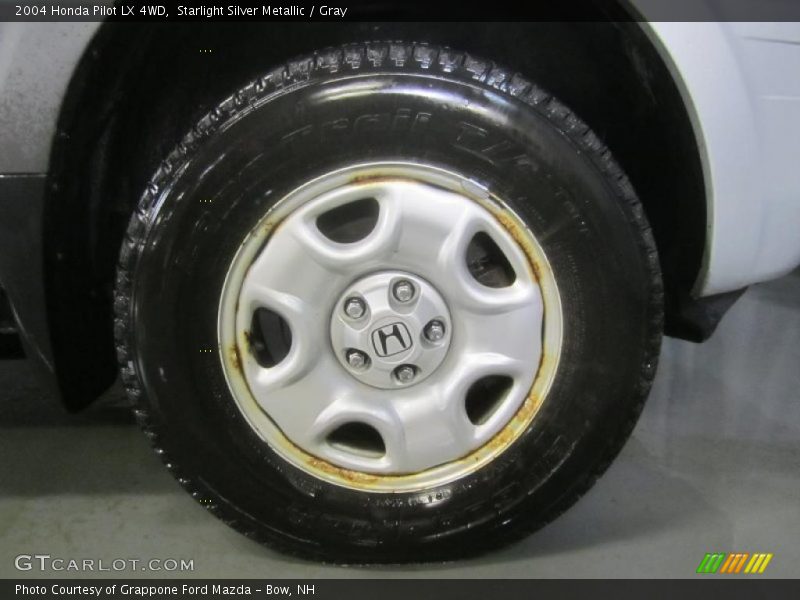 Starlight Silver Metallic / Gray 2004 Honda Pilot LX 4WD