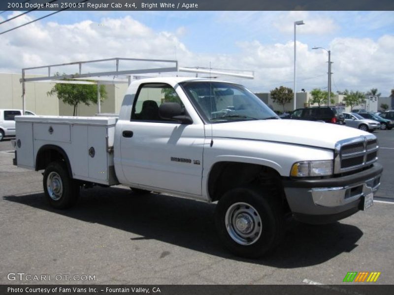 Bright White / Agate 2001 Dodge Ram 2500 ST Regular Cab 4x4