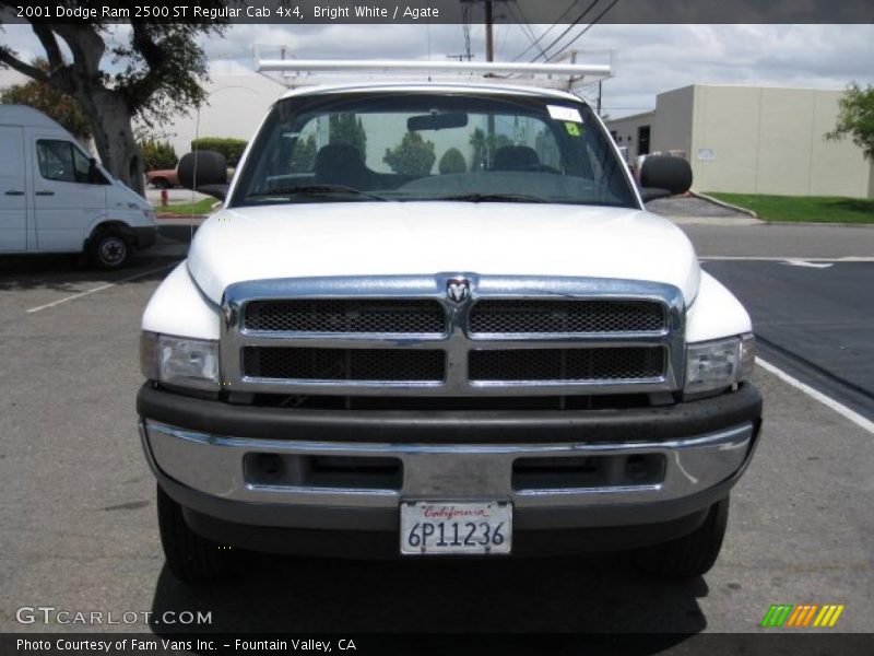 Bright White / Agate 2001 Dodge Ram 2500 ST Regular Cab 4x4