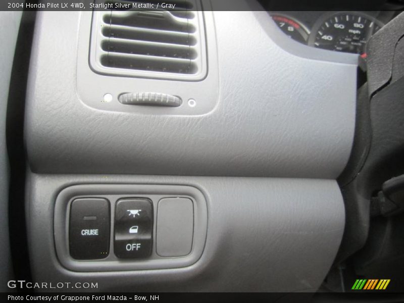 Starlight Silver Metallic / Gray 2004 Honda Pilot LX 4WD