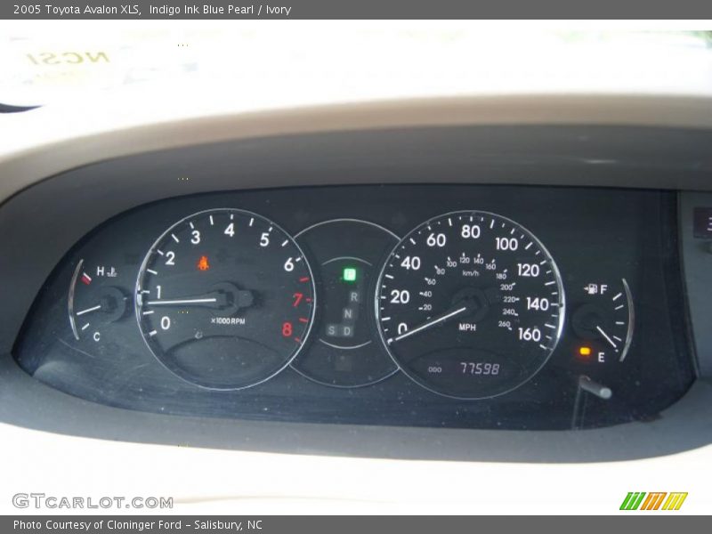 Indigo Ink Blue Pearl / Ivory 2005 Toyota Avalon XLS