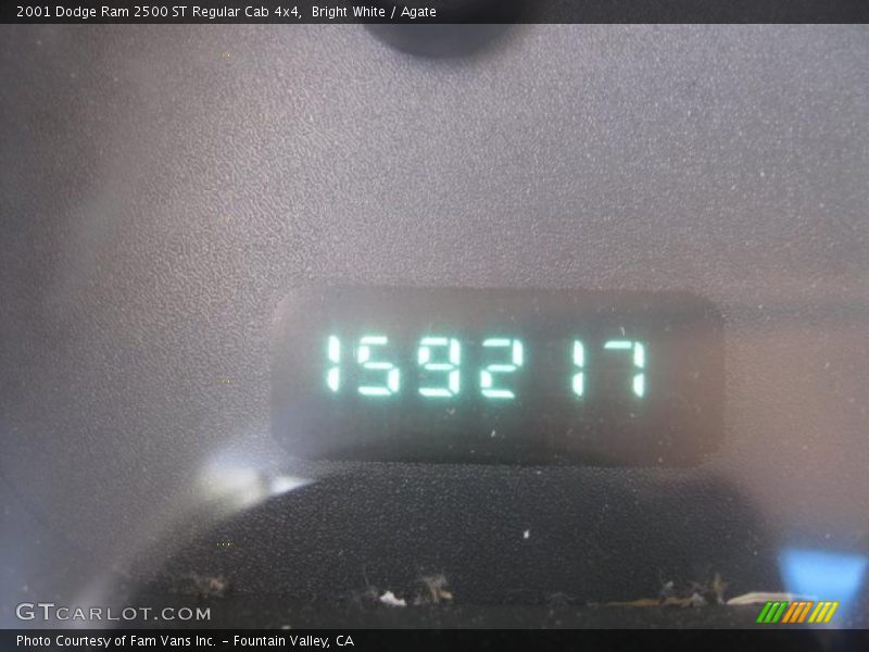 Bright White / Agate 2001 Dodge Ram 2500 ST Regular Cab 4x4