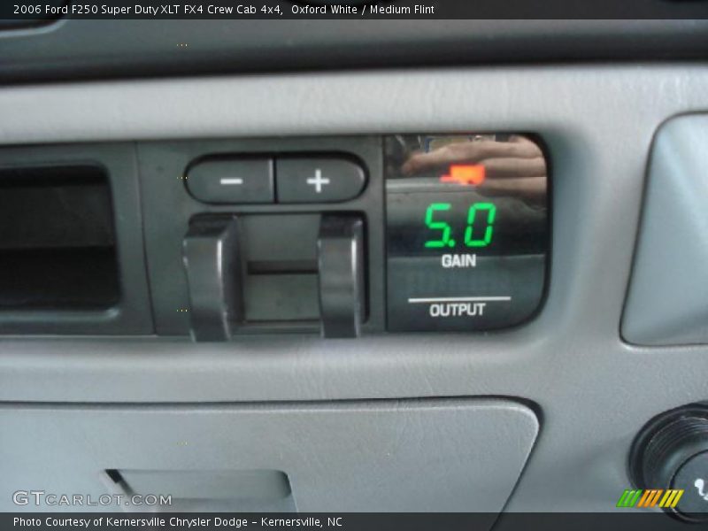 Oxford White / Medium Flint 2006 Ford F250 Super Duty XLT FX4 Crew Cab 4x4