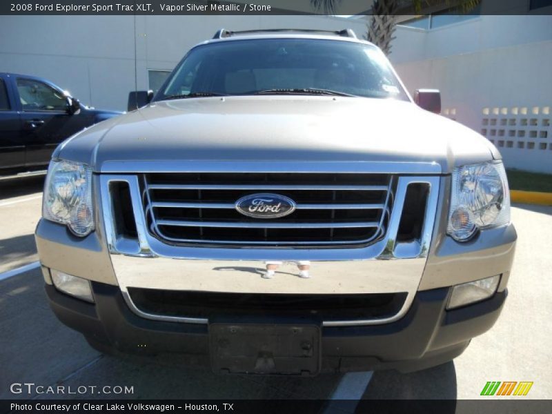Vapor Silver Metallic / Stone 2008 Ford Explorer Sport Trac XLT