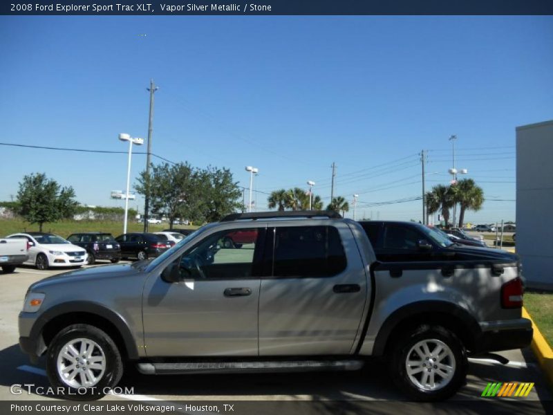 Vapor Silver Metallic / Stone 2008 Ford Explorer Sport Trac XLT