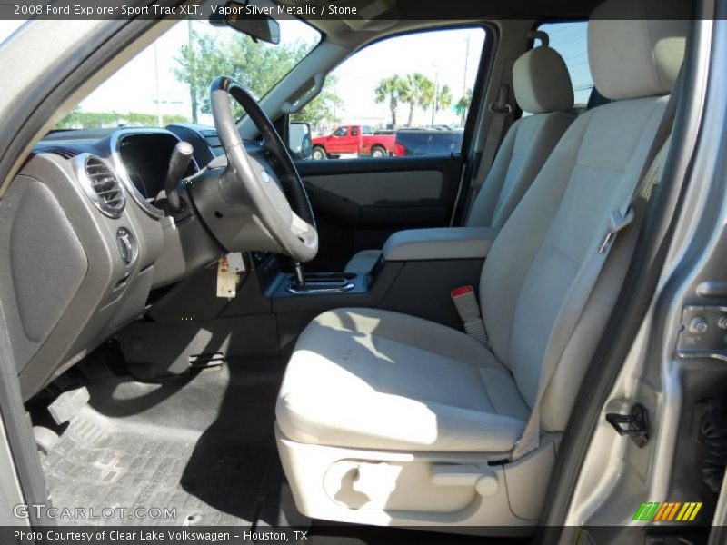 Vapor Silver Metallic / Stone 2008 Ford Explorer Sport Trac XLT
