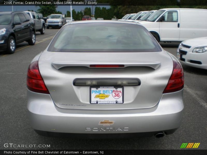 Liquid Silver Metallic / Ebony 2006 Pontiac Grand Prix Sedan