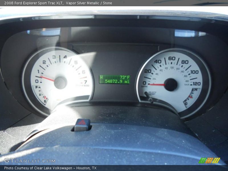 Vapor Silver Metallic / Stone 2008 Ford Explorer Sport Trac XLT