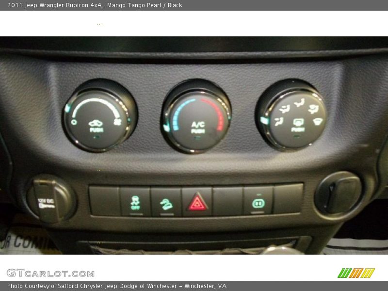 Mango Tango Pearl / Black 2011 Jeep Wrangler Rubicon 4x4