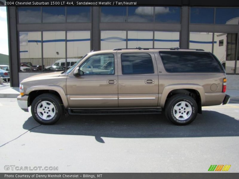 Sandalwood Metallic / Tan/Neutral 2004 Chevrolet Suburban 1500 LT 4x4