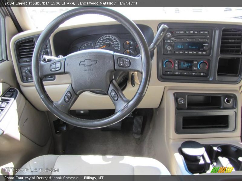 Sandalwood Metallic / Tan/Neutral 2004 Chevrolet Suburban 1500 LT 4x4
