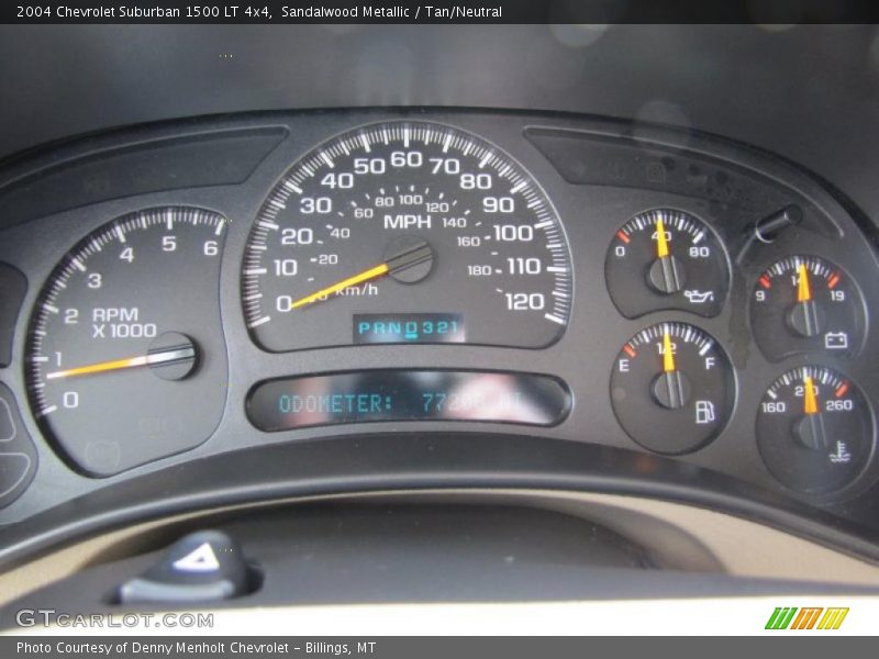 Sandalwood Metallic / Tan/Neutral 2004 Chevrolet Suburban 1500 LT 4x4