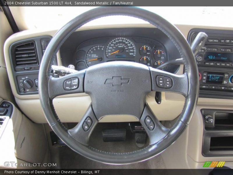 Sandalwood Metallic / Tan/Neutral 2004 Chevrolet Suburban 1500 LT 4x4