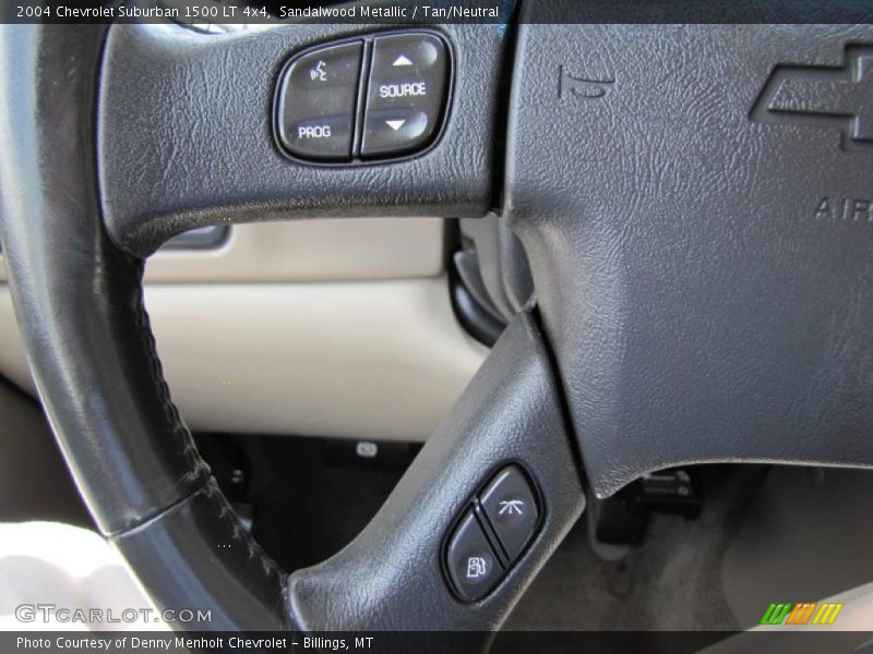 Sandalwood Metallic / Tan/Neutral 2004 Chevrolet Suburban 1500 LT 4x4
