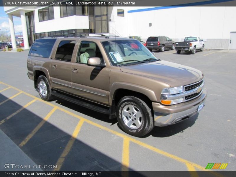 Sandalwood Metallic / Tan/Neutral 2004 Chevrolet Suburban 1500 LT 4x4