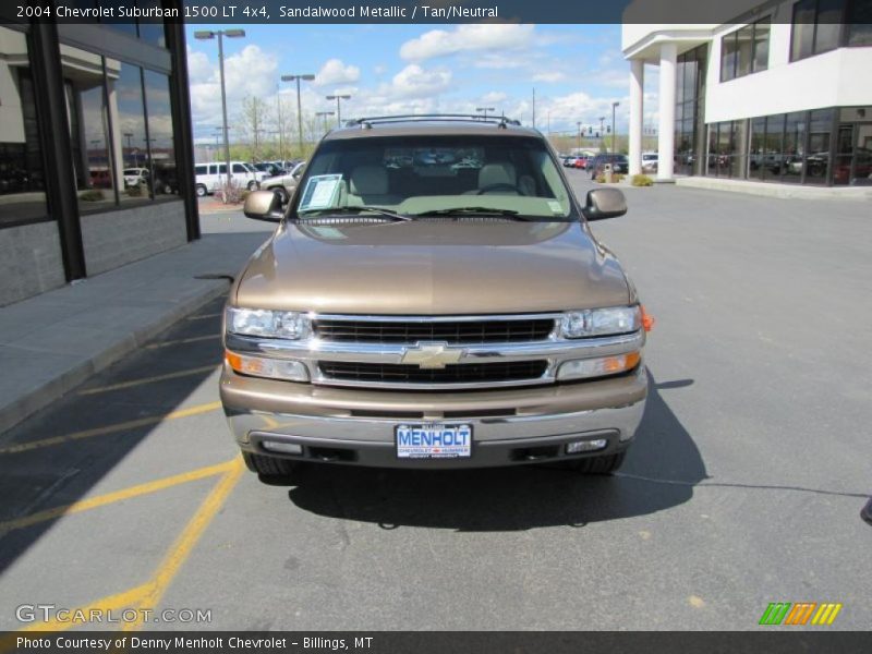 Sandalwood Metallic / Tan/Neutral 2004 Chevrolet Suburban 1500 LT 4x4