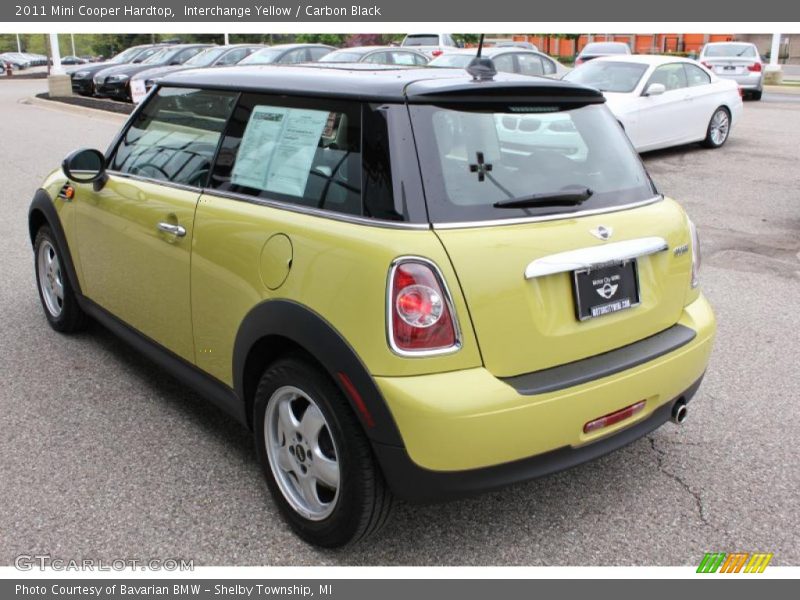 Interchange Yellow / Carbon Black 2011 Mini Cooper Hardtop