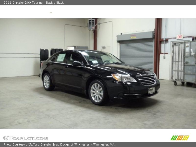 Black / Black 2011 Chrysler 200 Touring