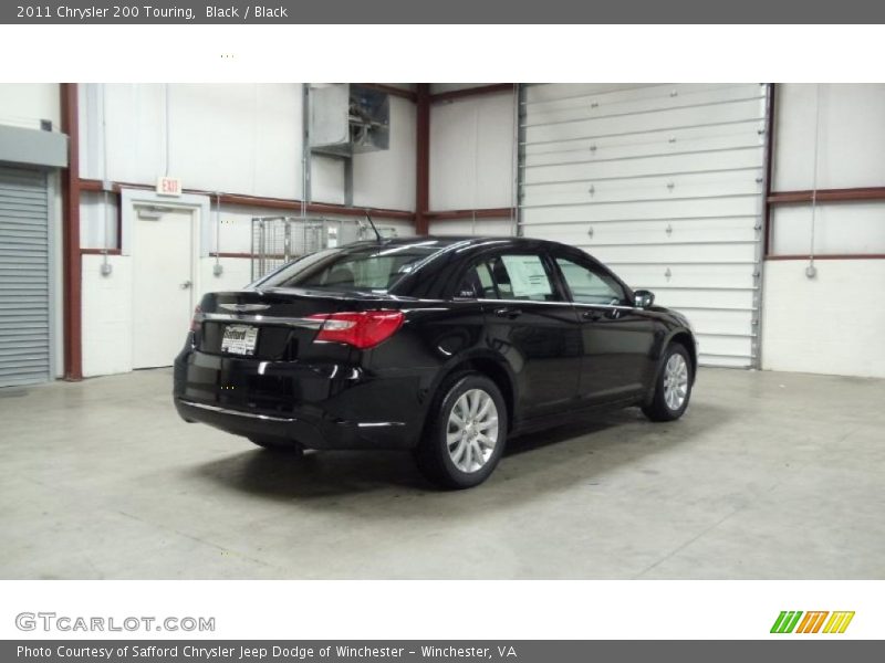 Black / Black 2011 Chrysler 200 Touring