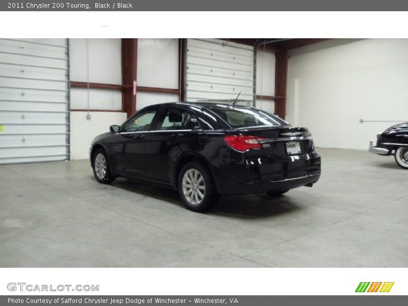 Black / Black 2011 Chrysler 200 Touring