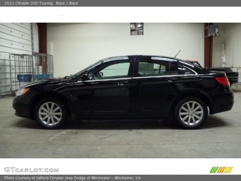 Black / Black 2011 Chrysler 200 Touring