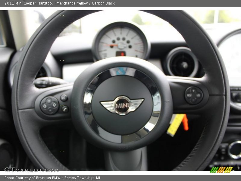 Interchange Yellow / Carbon Black 2011 Mini Cooper Hardtop
