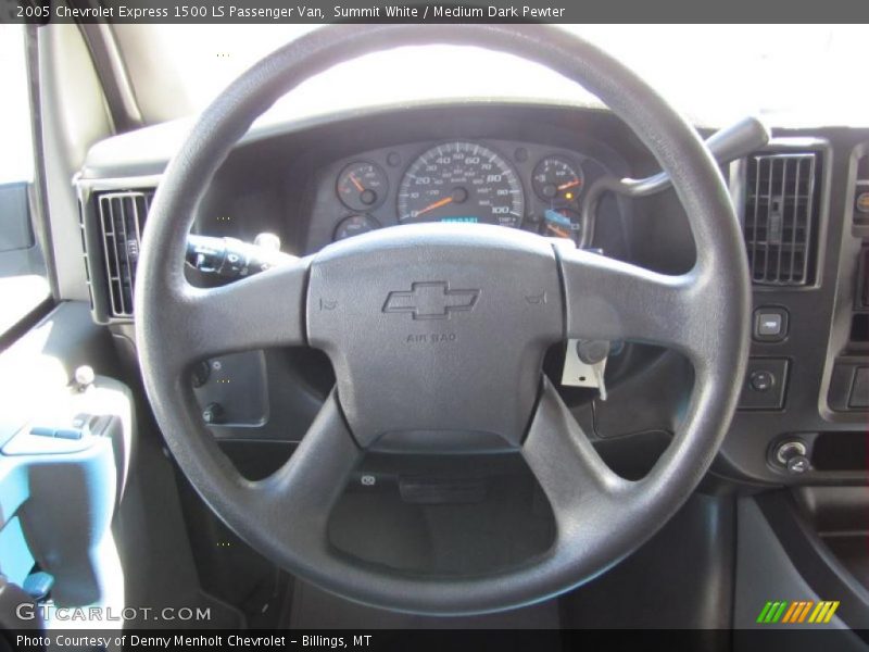 Summit White / Medium Dark Pewter 2005 Chevrolet Express 1500 LS Passenger Van