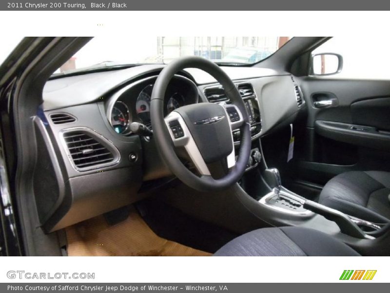 Black / Black 2011 Chrysler 200 Touring