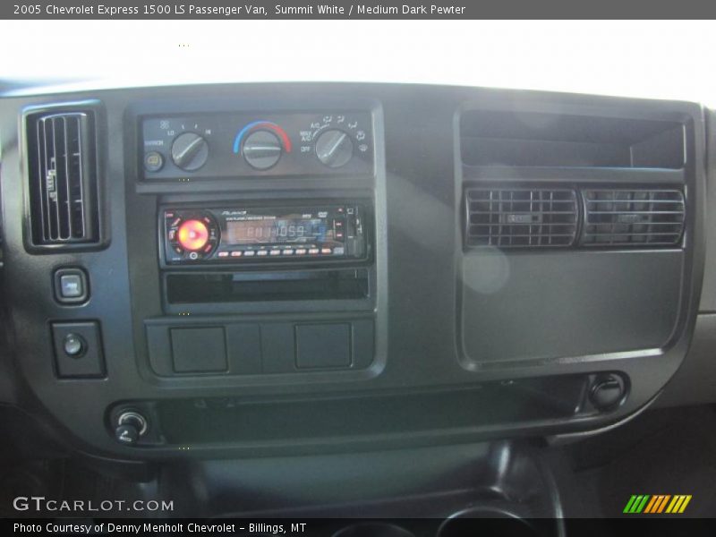 Summit White / Medium Dark Pewter 2005 Chevrolet Express 1500 LS Passenger Van