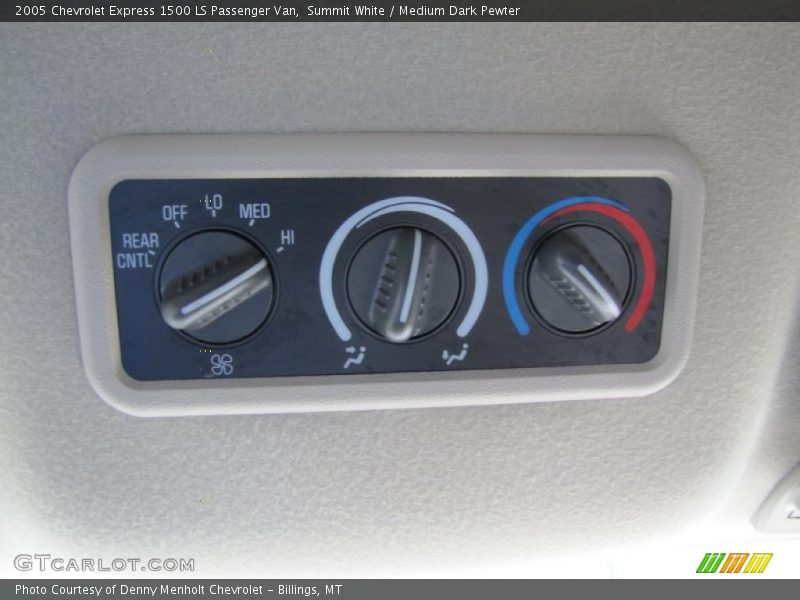 Summit White / Medium Dark Pewter 2005 Chevrolet Express 1500 LS Passenger Van