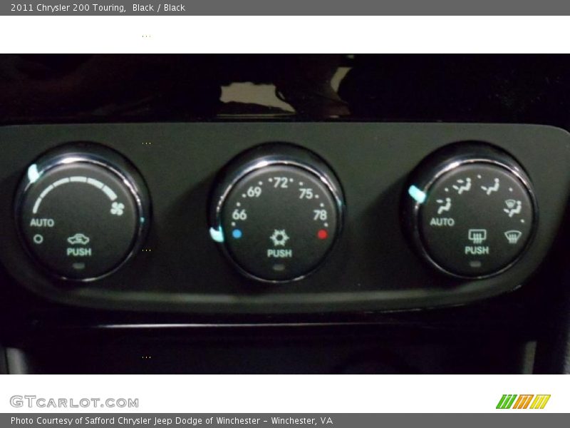 Black / Black 2011 Chrysler 200 Touring