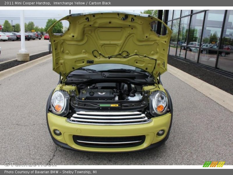 Interchange Yellow / Carbon Black 2011 Mini Cooper Hardtop