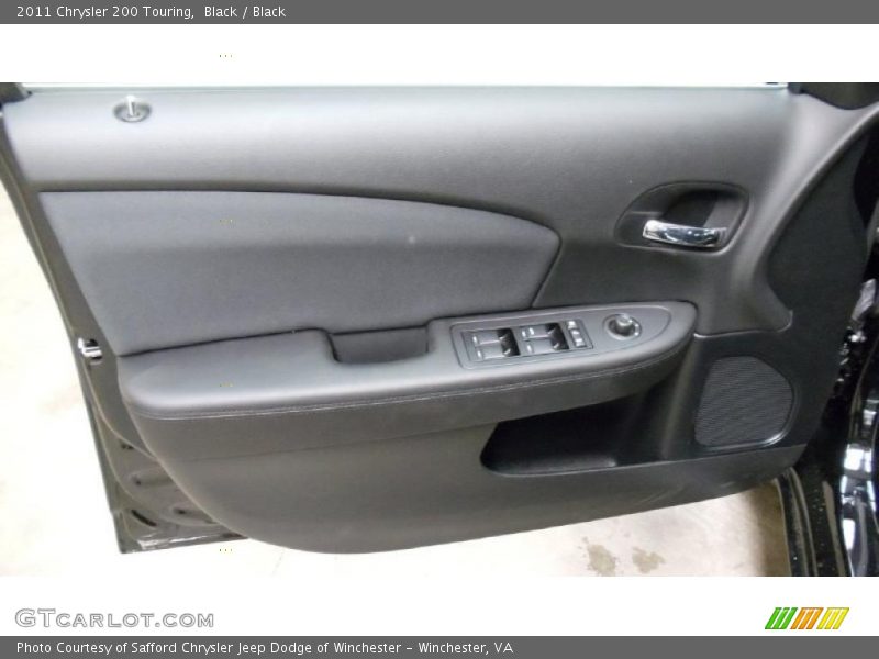 Black / Black 2011 Chrysler 200 Touring