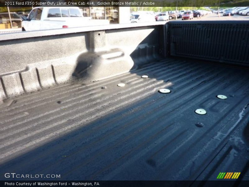 Golden Bronze Metallic / Adobe 2011 Ford F350 Super Duty Lariat Crew Cab 4x4